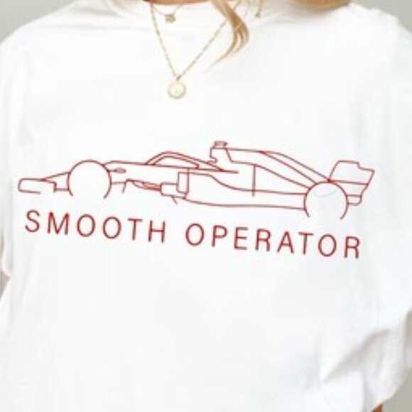 Midweight Sainz Smooth Operator F1 Racing Formula One Driver Fan T-Shirt 166 - Picture 2 of 5